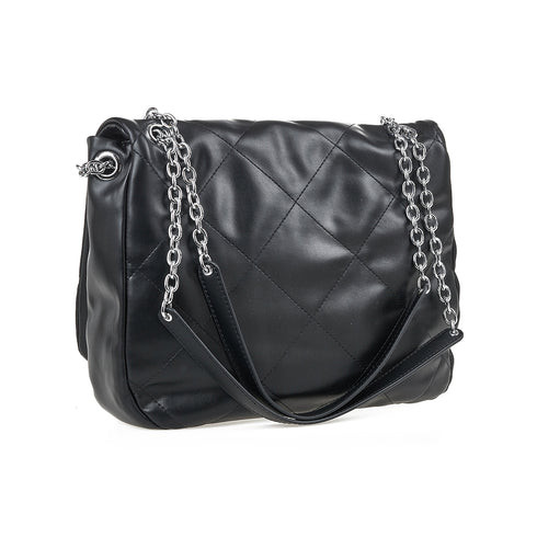 Verde Γυναικεία Τσάντα Ώμου 16-7357 Μαύρο